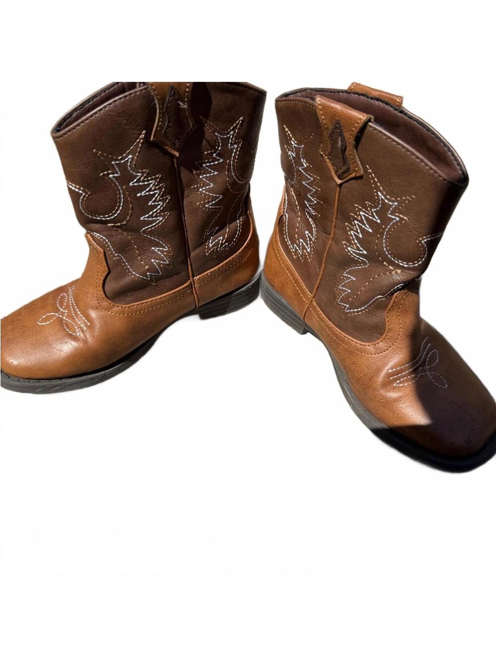 Wonder Nation (Walmart) kids cowboy boots – size 12 (toddler) - Picture 2 of 7